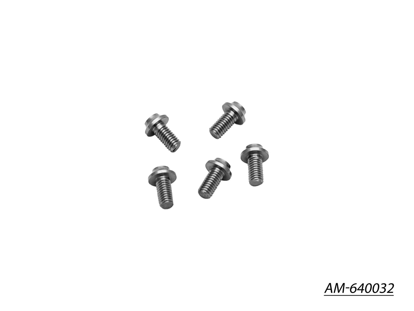 64 Titanium Screw Allen Round Head M3X6 (5) (AM-640032)