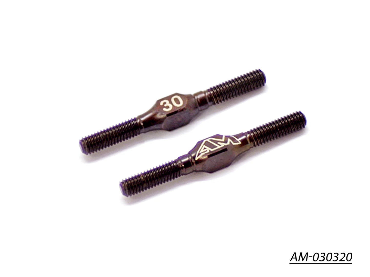 Spring Steel Turnbuckle 3MM X 30MM (2) (AM-030320)