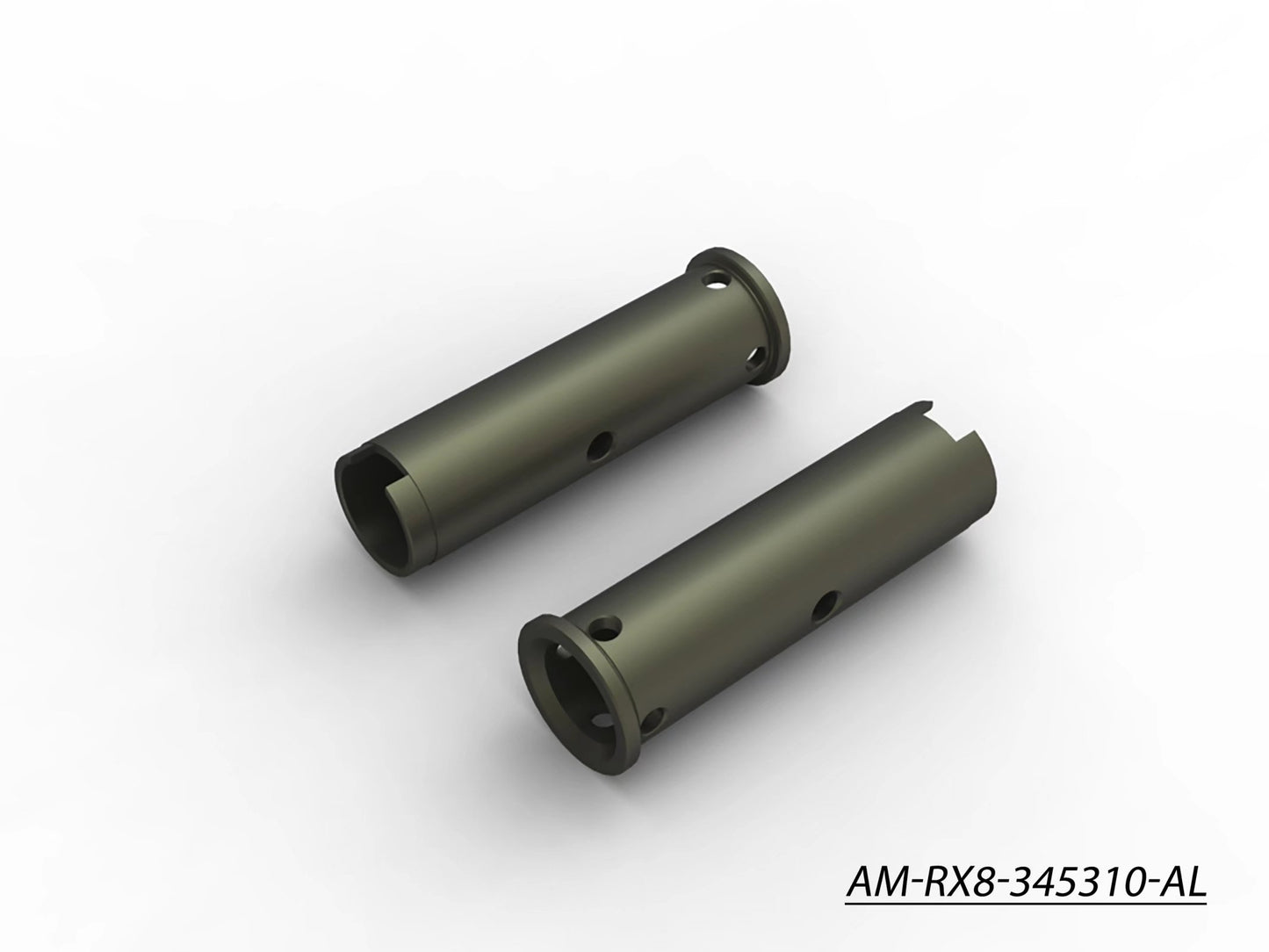 Rear Wheel Axle (7075 Hard) (2) (AM-RX8-345310-Al.)