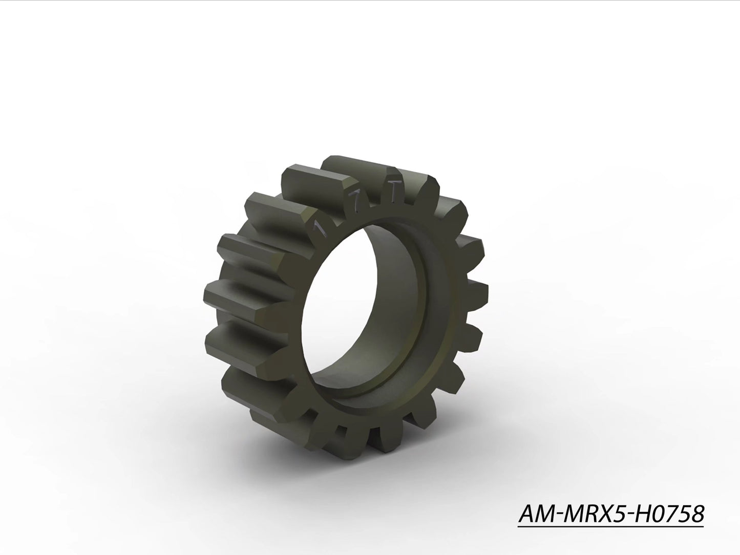 1St.Gear 17T (7075 Hard) (AM-MRX5-H0758)