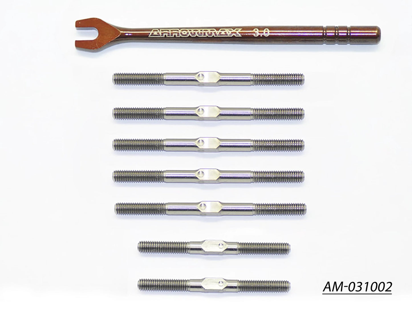 Turnbuckle Set for Yokomo B-MAX4 Ver.3 (Titanium) (AM-031002)