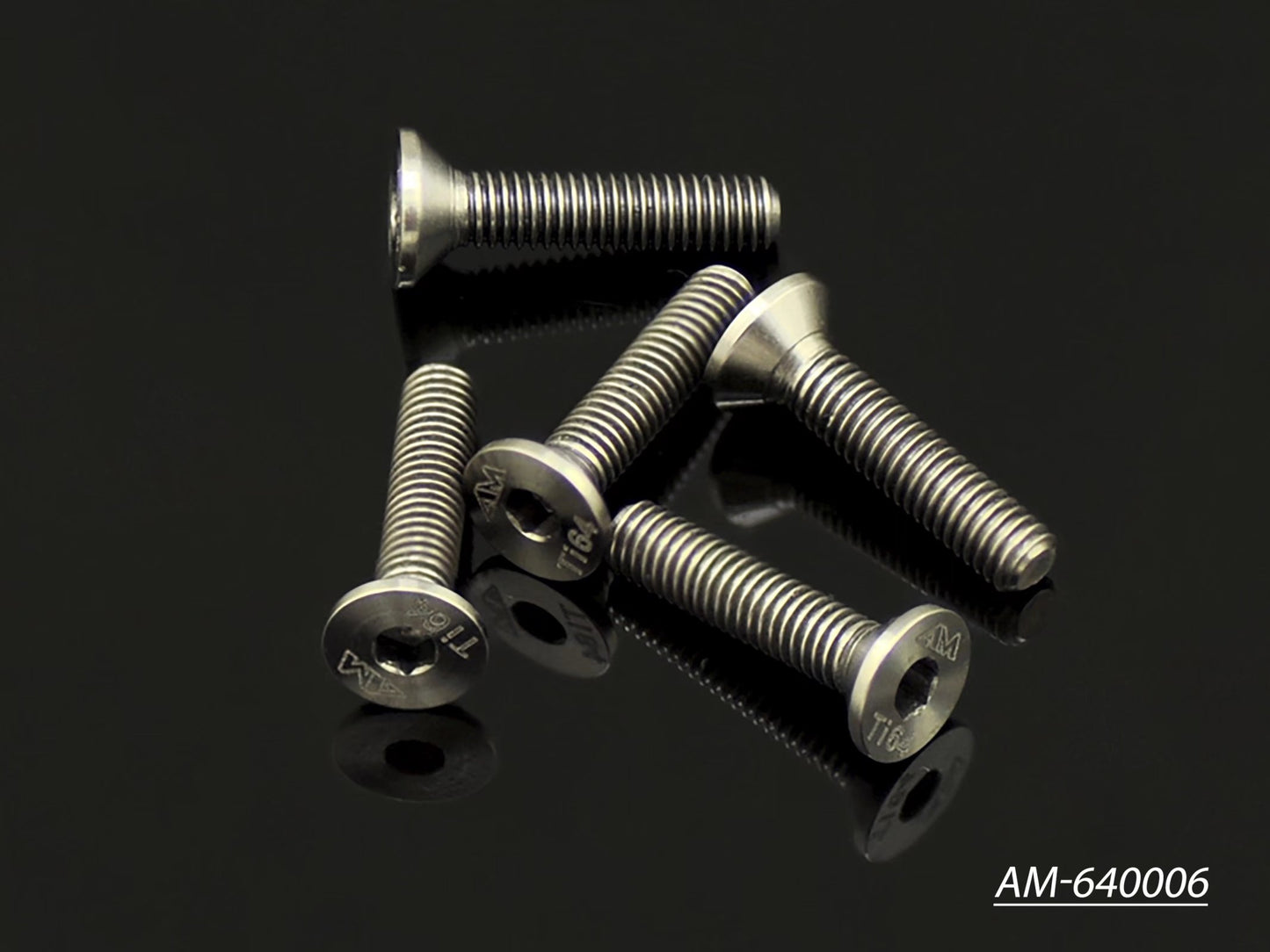 64 Titanium Screw Allen Countersunk M3X14 (5) (AM-640006)