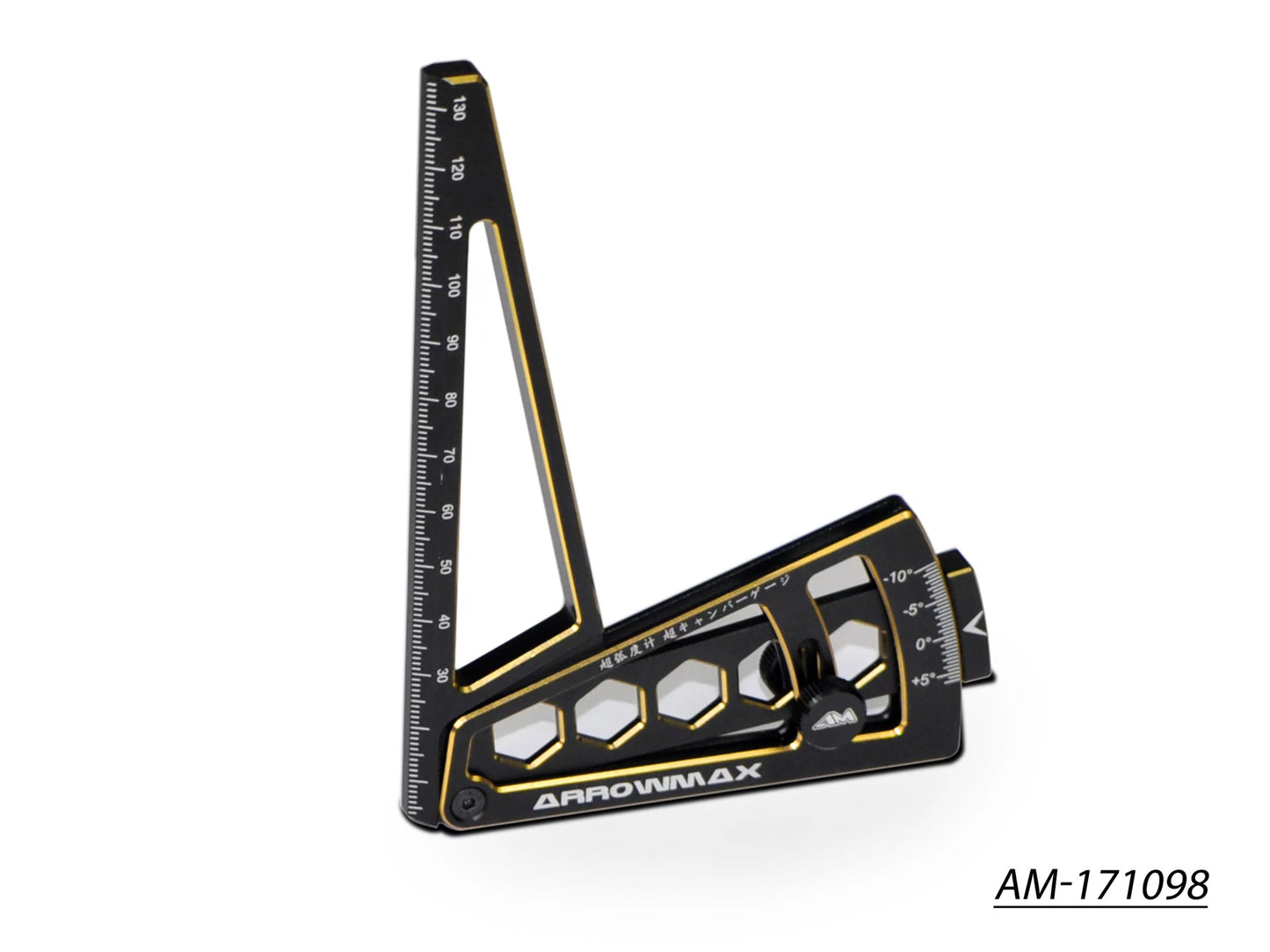 Ultra Camber Gaurge For 1/8th Black Golden (AM-171098)