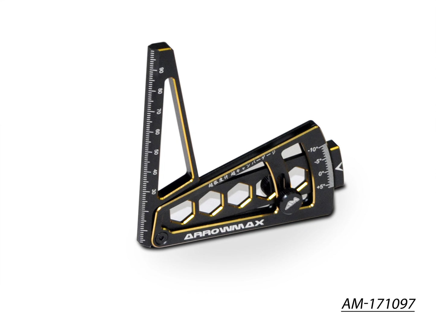 Ultra Camber Gaurge For 1/10th Black Golden (AM-171097)