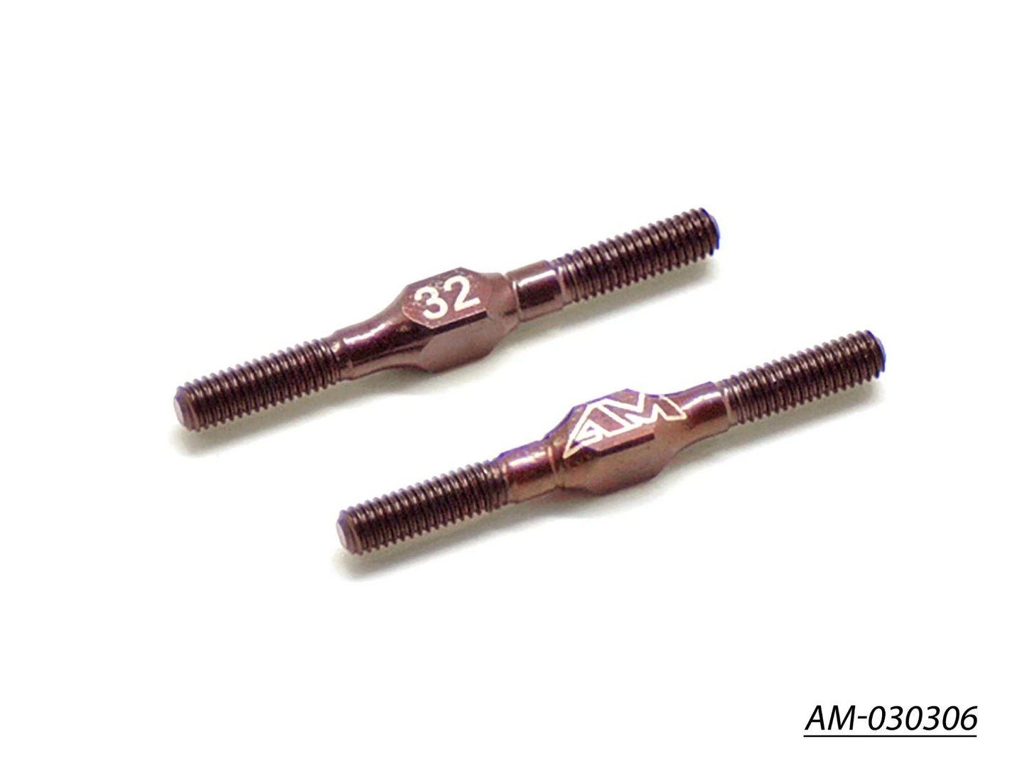 Spring Steel Turnbuckle 3MM X 32MM (1-1/4) (2) (AM-030306)