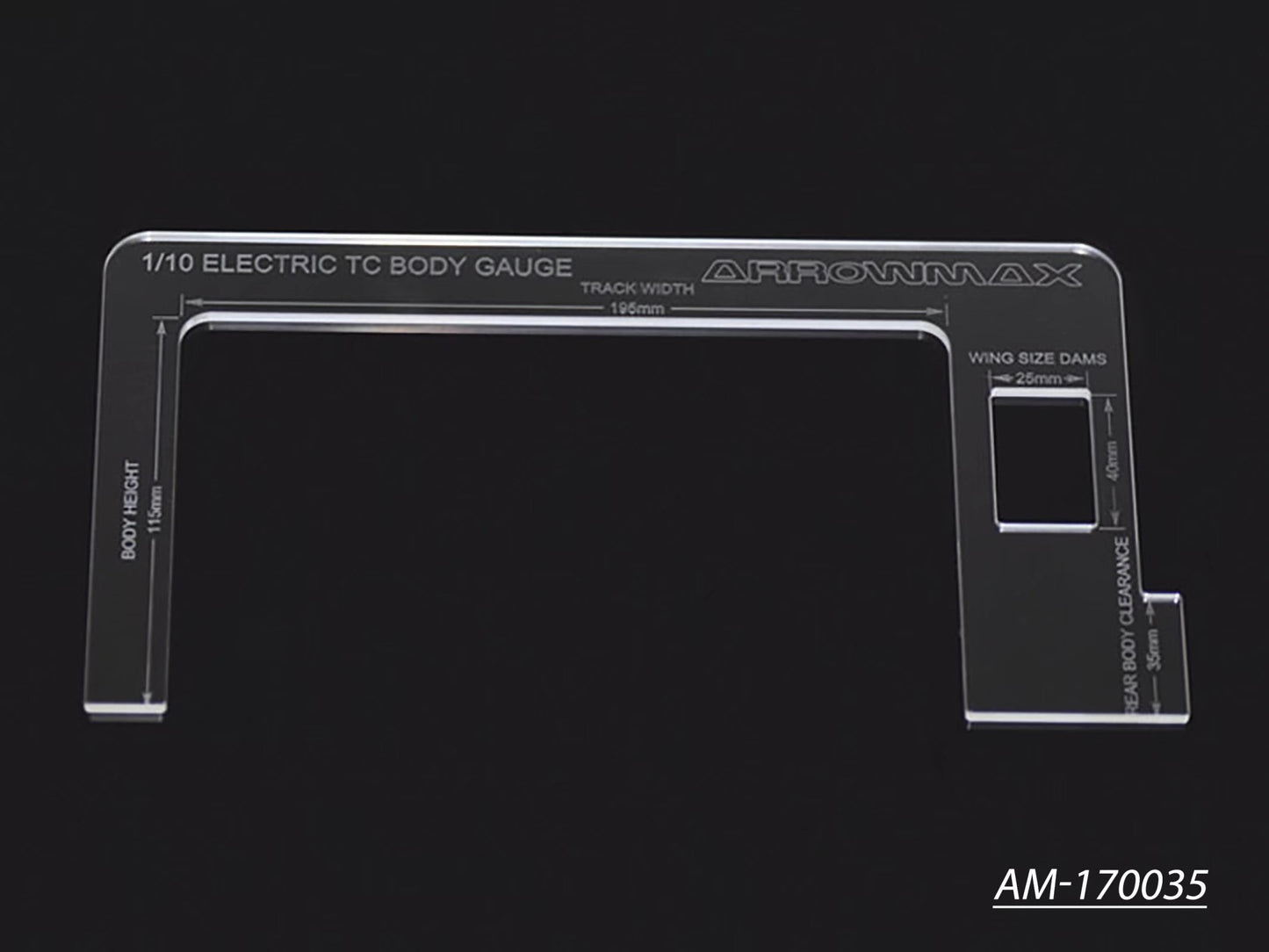 Body Gauge For 1/10 Electric Touring Cars (AM-170035)