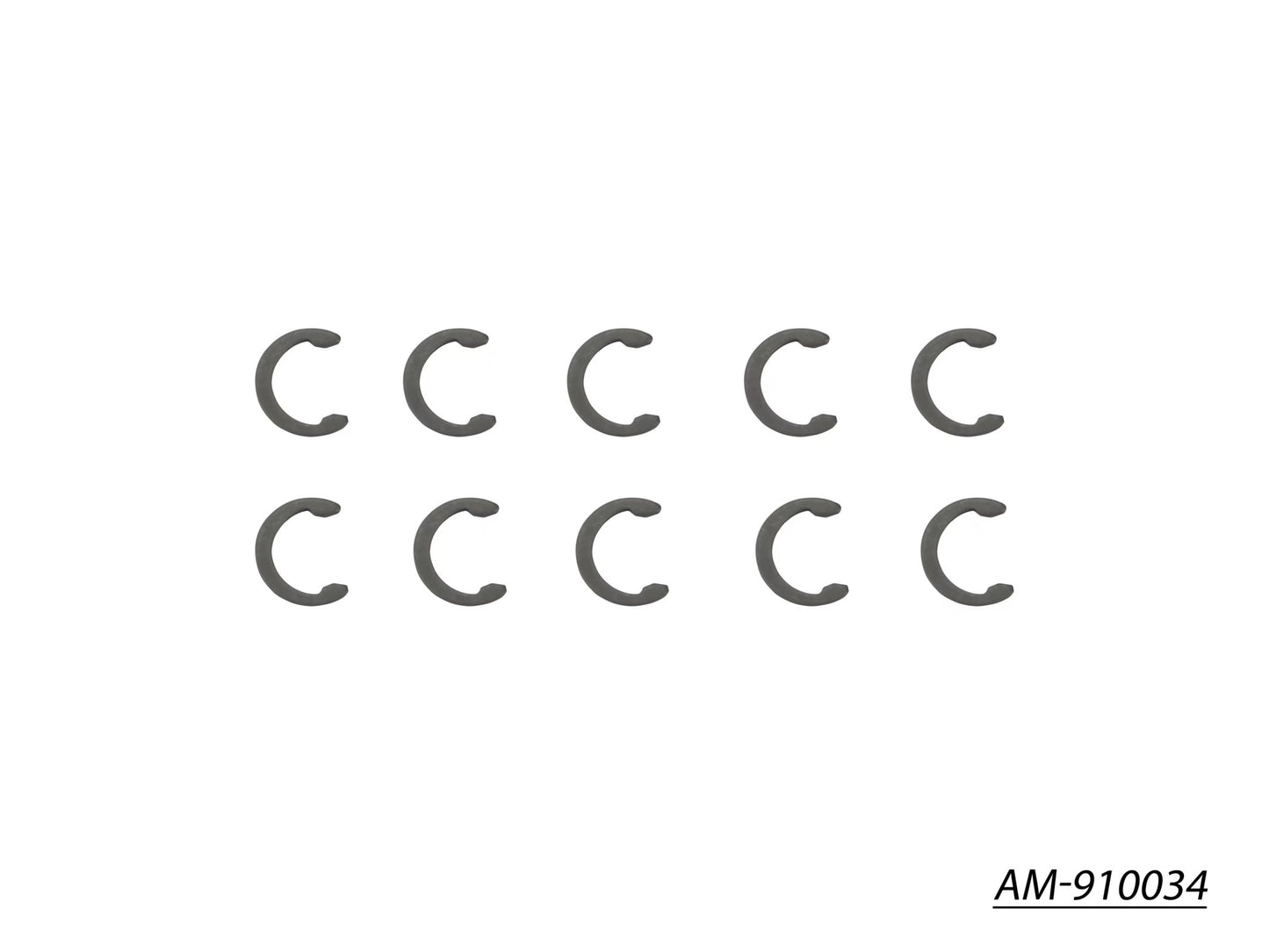 AM Medius Pully Midshaft C-Clip (10) (AM-910034)