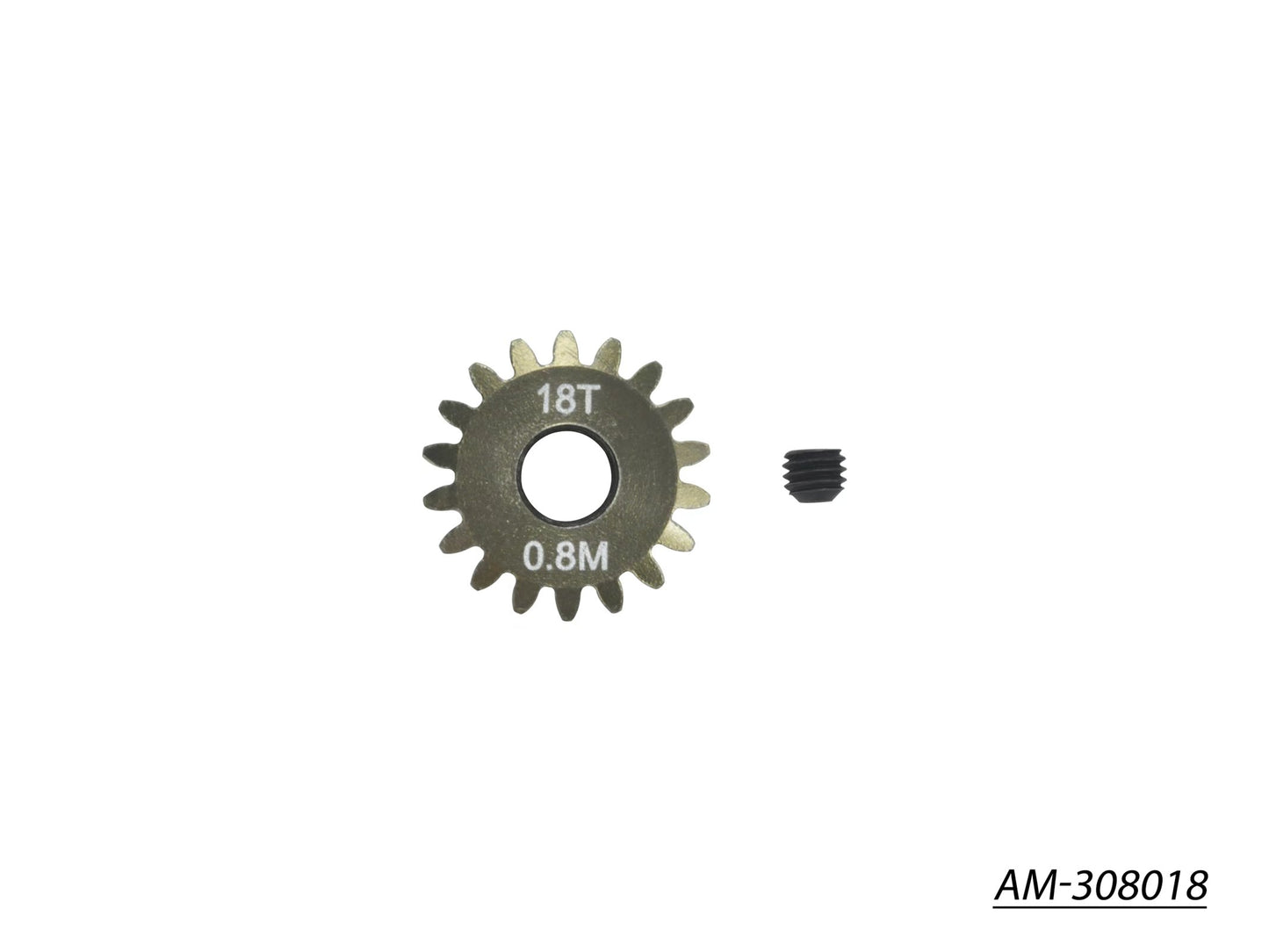 Pinion Gear 0.8M 18T?7075 Hard? (AM-308018)