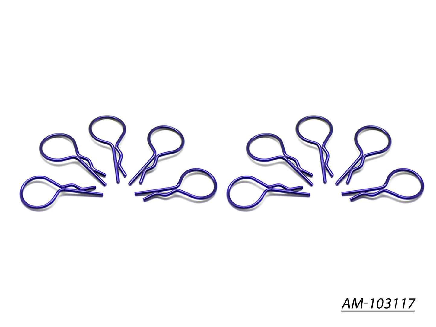 Big Body Clip 1/10 - Metallic Purple (10) (AM-103117)