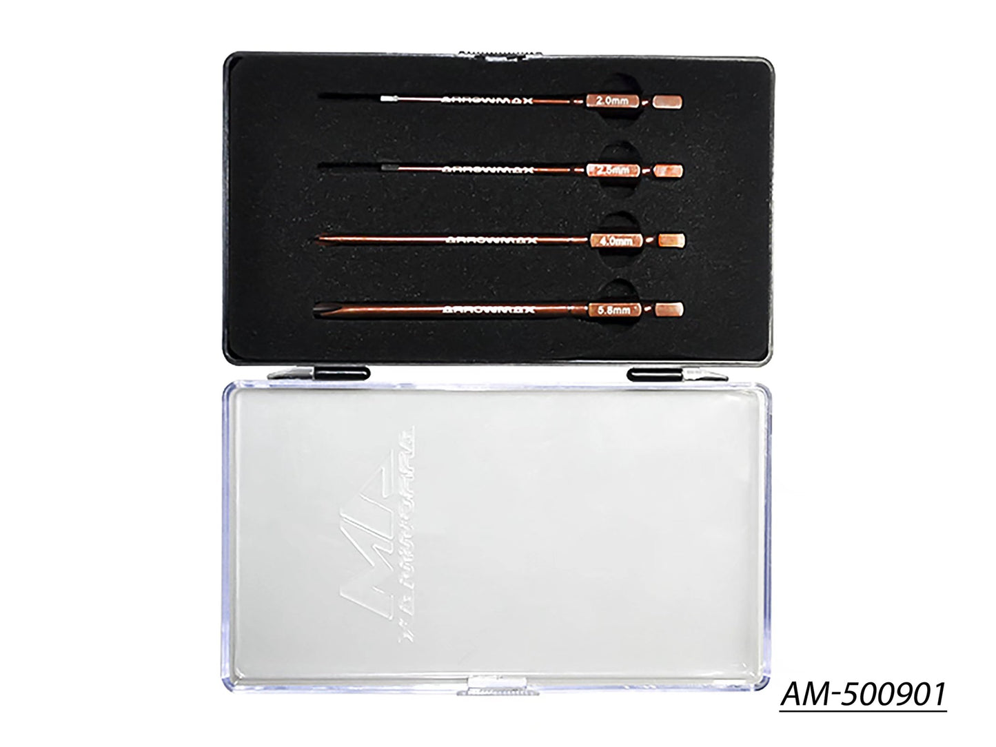 Power Tool Tip Set 4 Pieces With Plastic Case (AM-500901)