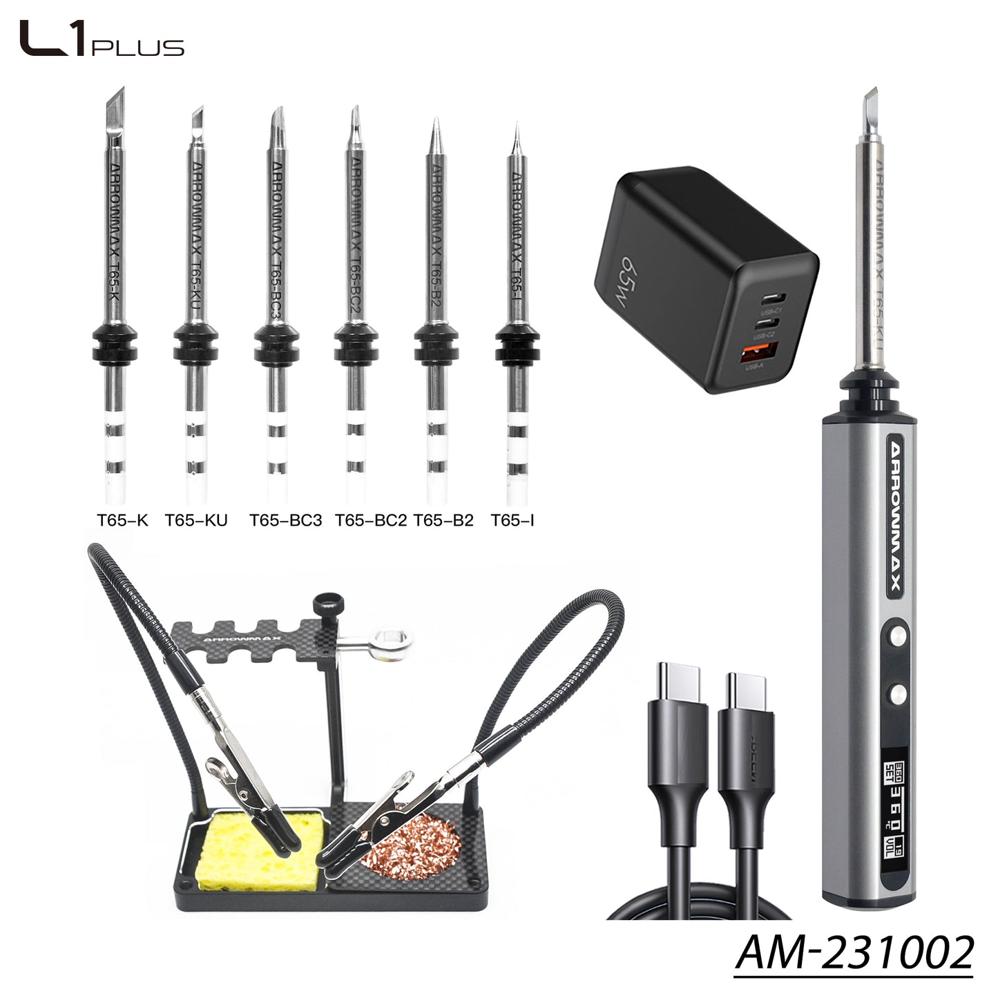 L1 PLUS Soldering Iron Set With Alu Bracket(AM-231002-G)