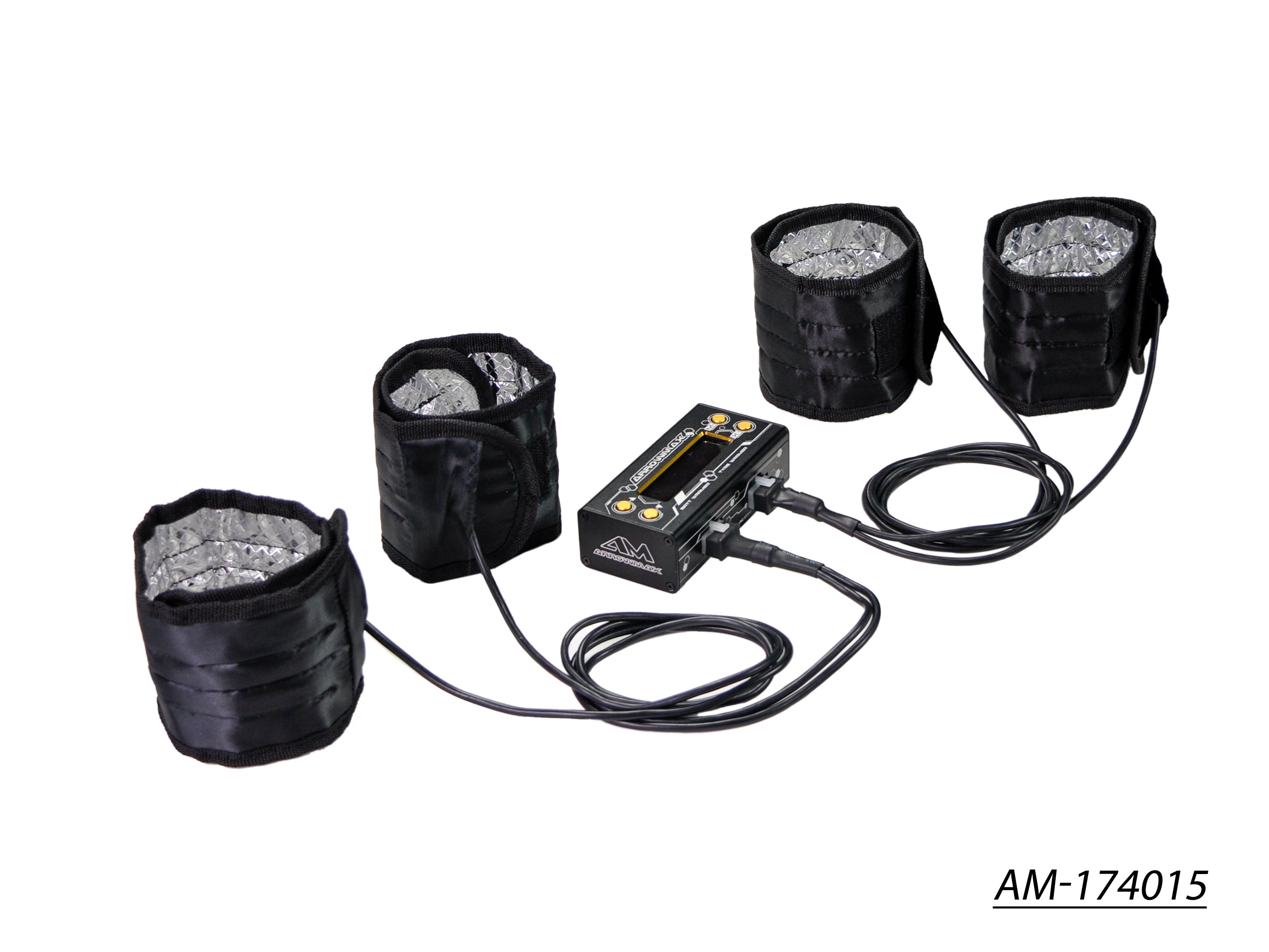 AM Tyre Warmer (1/8th) With Bag Black Golden AM-174015 – am