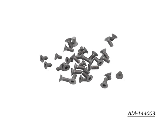 Screws Set For Xray T4'20 Tungsten  (32)(AM-144003)