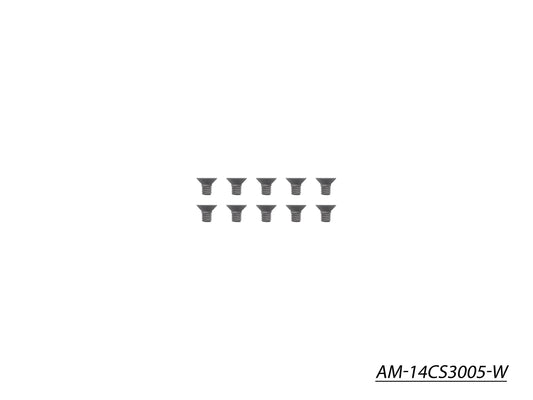 Screw Allen Countersunk M3X5 Tungsten  (10)(AM-14CS3005-W)