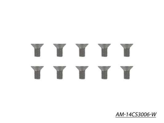 Screw Allen Countersunk M3X6 Tungsten  (10)(AM-14CS3006-W)