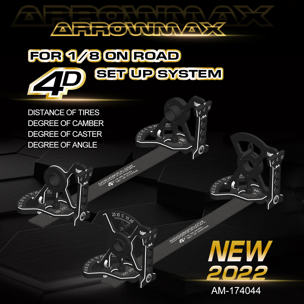Arrowmax 4D Set-up system for 1/8 onroad (AM-174044)