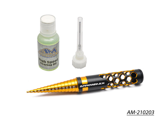 High Speed Bearing Oil Set Black Golden (AM-210203)