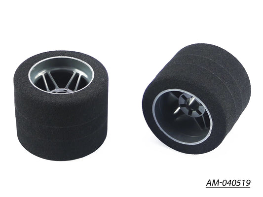 1/8 Foam Rain Tyre Rim 60MM Rear Carbon (2) Italy (AM-040519)