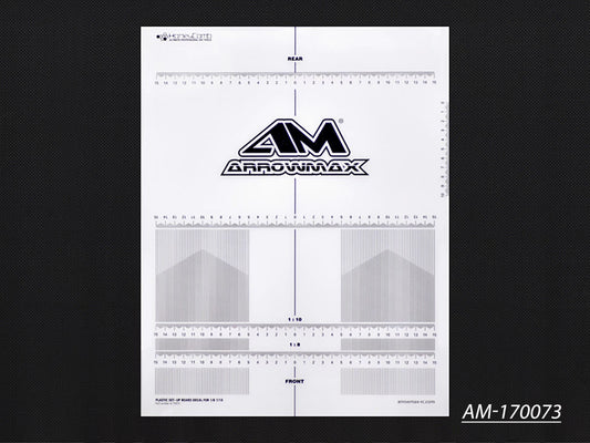 Plastic Set-Up Board Decal For 1/8, 1/10 (AM-170073)