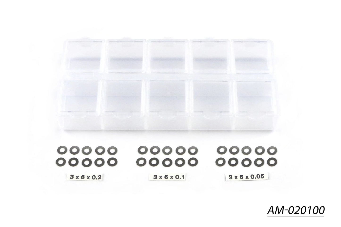 Shims Set For 3 x 6 With Plastic Case (AM-020100)