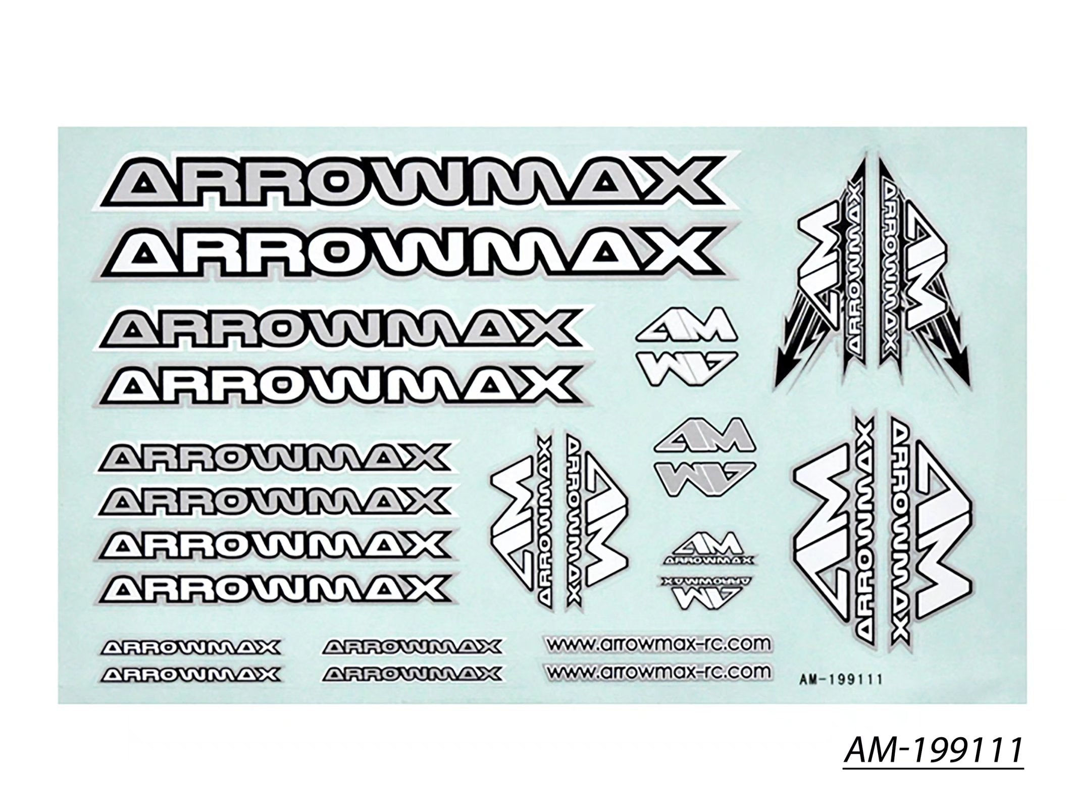 Am13 Sticker AM Decal ( 14 X 21 CM) Silver (AM-199111) – am-arrowmax.com