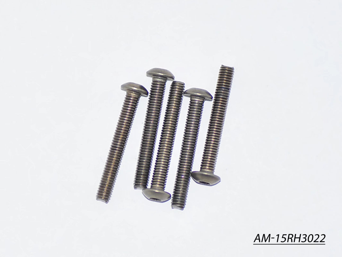 Titanium Screw Allen Round Head M3X22 (5) (AM-15RH3022)
