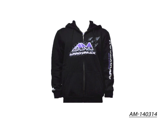 Arrowmax Sweater Hooded - Black  (XL) (AM-140314)