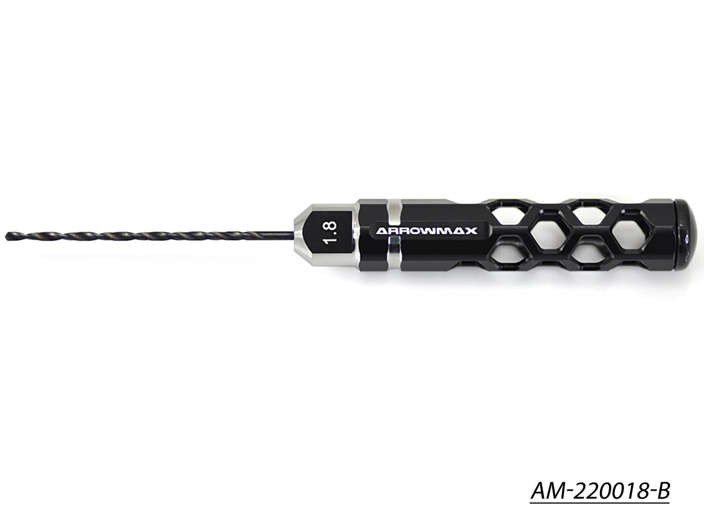 Drill 1.8MM Long For 1/32 Mini 4WD (Black) (AM-220018-B)
