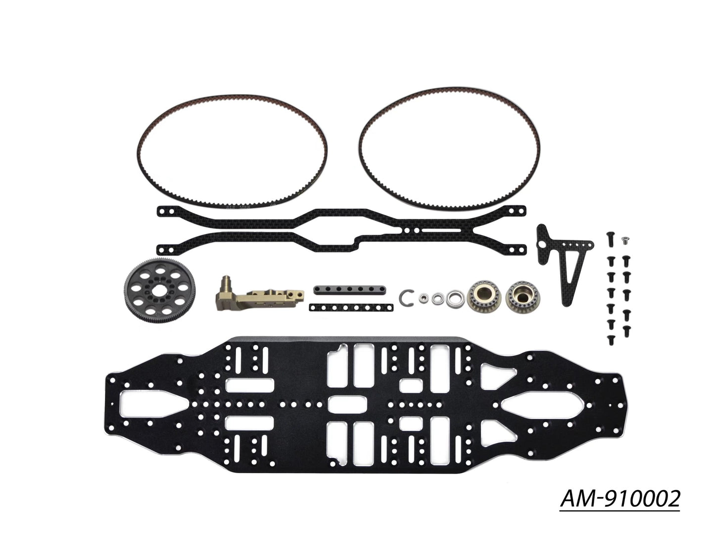 AM Medius Xray T4 MID Conversion Kit (Chassis 7075 ) (AM-910002)