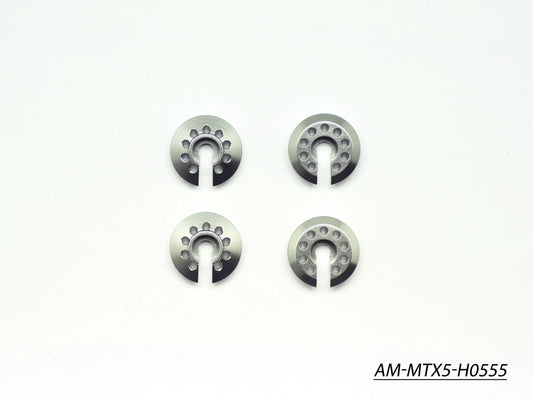 Shock Spring Support (7075) (4) (AM-MTX5-H0555)