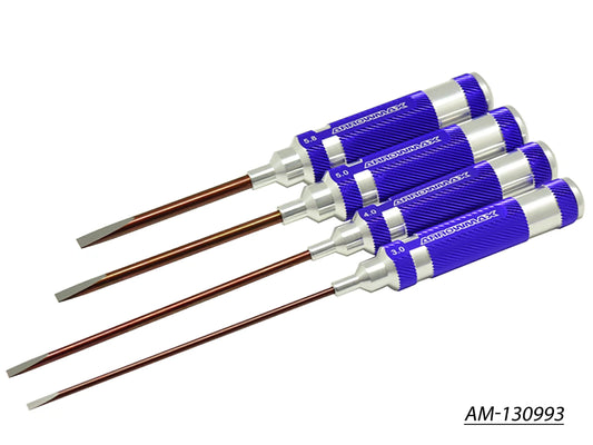 Flat Head Screwdriver Set 3.0, 4.0, 5.0 & & 5.8 - 4-Teilig.