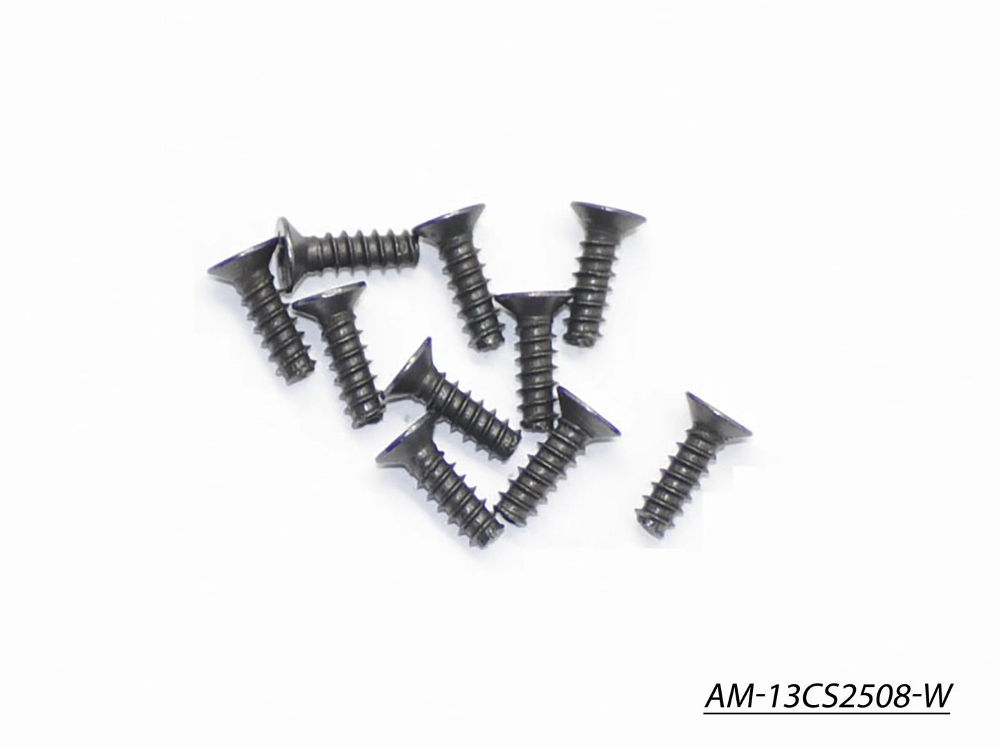 Screw Philipshead Countersunk Widethread M2.5X8 (10) (AM-13CS2508-W)