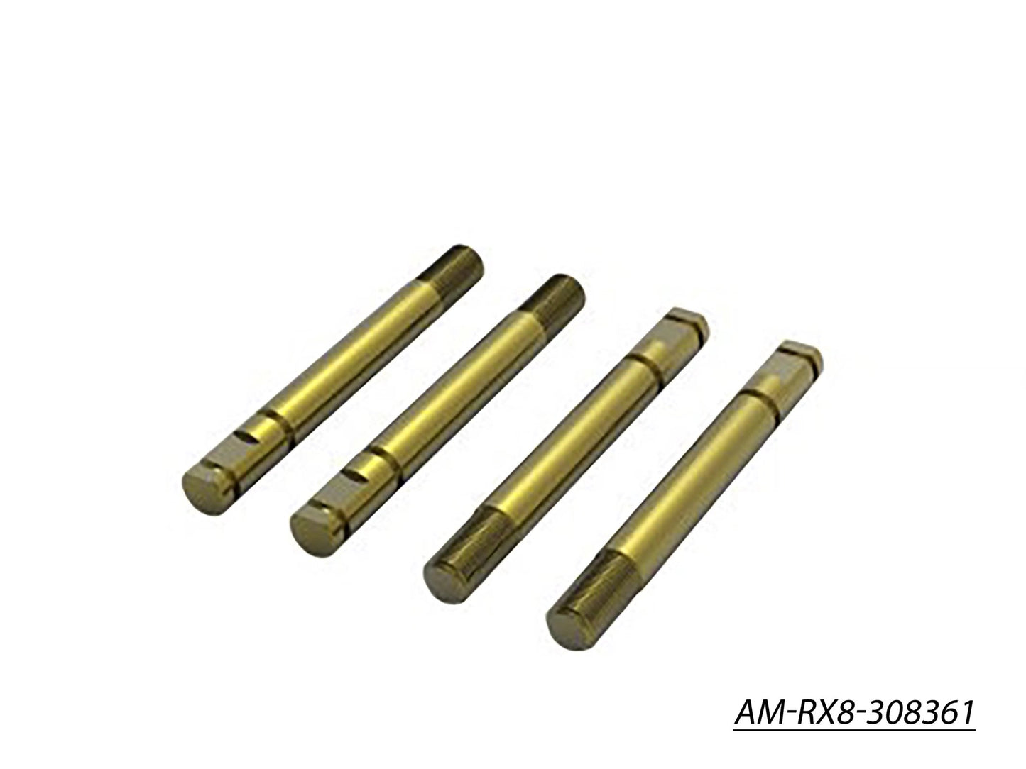Hardened Shock Shaft - Tini (Spring Steel) (4) (AM-RX8-308361)