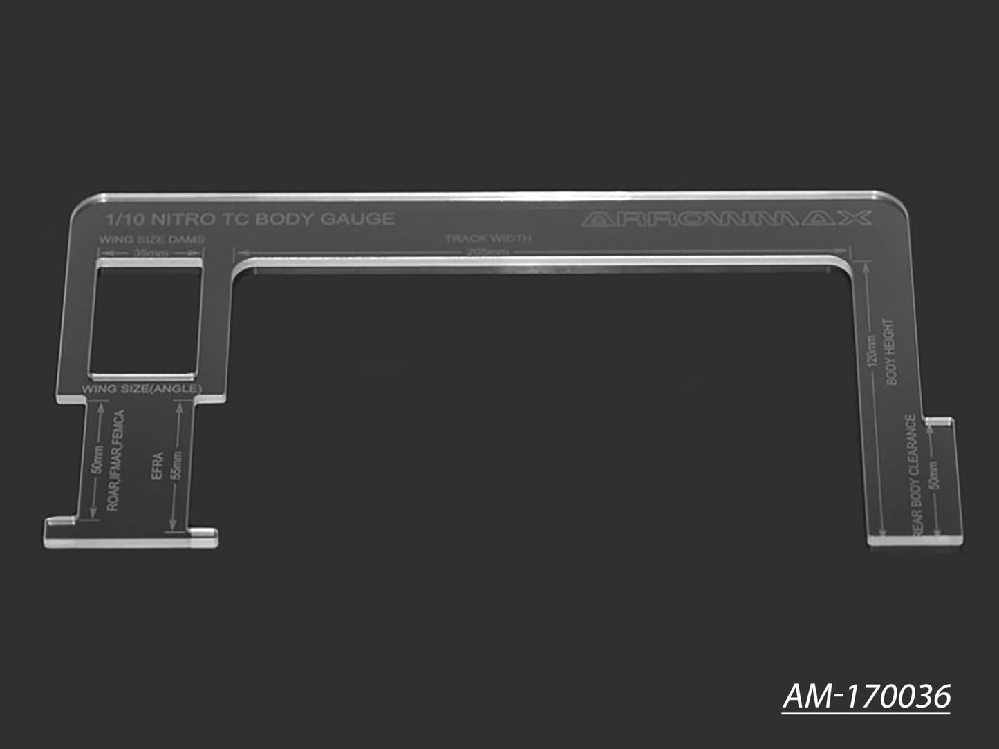 Body Gauge For 1/10 Nitro Touring Cars (AM-170036)