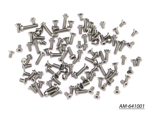 64 Titanium Screws Set For Mugen MTC-1 (112) AM-641001
