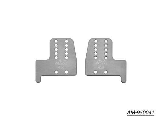 Battery Holder Set For Shorty Batteries Tungsten  (+90g) AM-950041