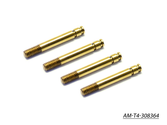 T4 Hardened Shock Shaft - Tini (Spring Steel)(4) (AM-T4-308364)