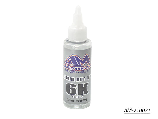 Silicone Diff Fluid 59ml 6.000cst (AM-210021)