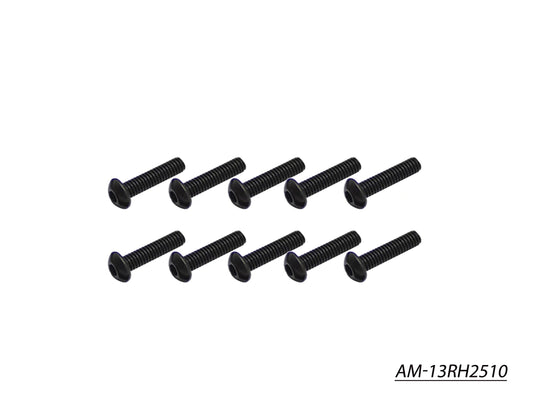 Screw Allen Roundhead M2.5X10 (10) (AM-13RH2510)