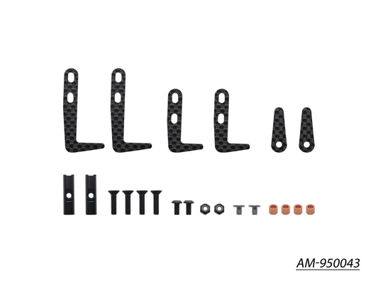 Battery Holder Set For AM Honeycomb Chassis AM-950043