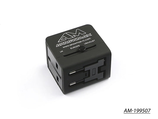 AM Multi-Nation Travel Adapter With USB Charger (AM-199507)