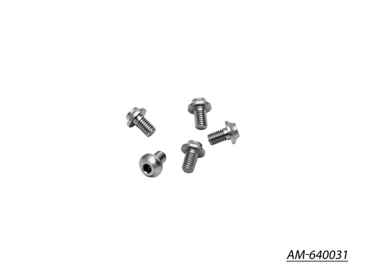 64 Titanium Screw Allen Round Head M3X5 (5) (AM-640031)