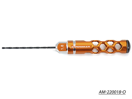 Drill 1.8MM Long For 1/32 Mini 4WD (Orange) (AM-220018-O)