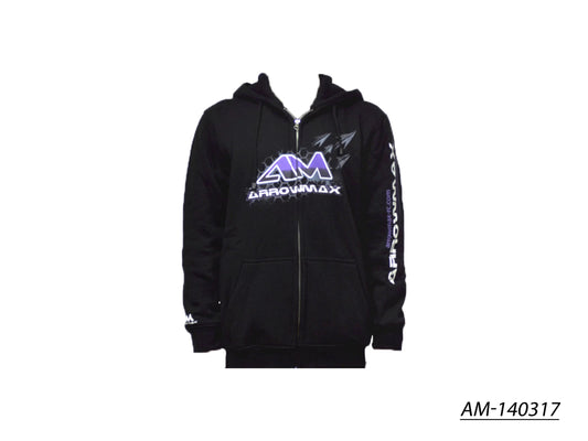 Arrowmax Sweater Hooded - Black  (XXXXL) (AM-140317)
