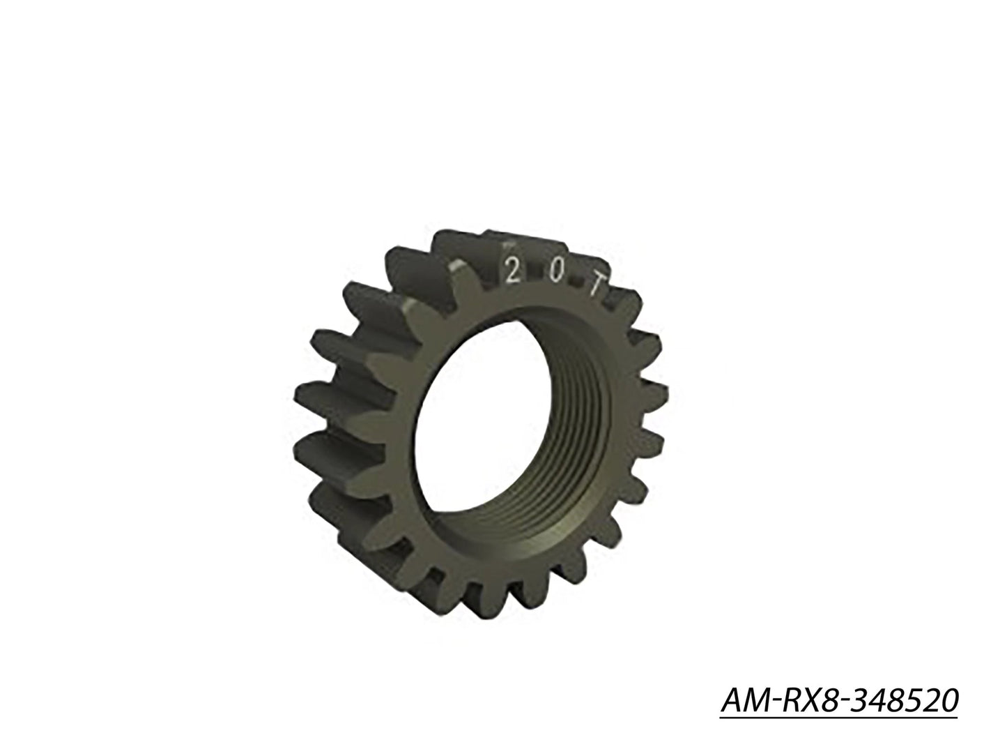 Pinion Gear - 20T  (2nd) (7075 Hard) (AM-RX8-348520)