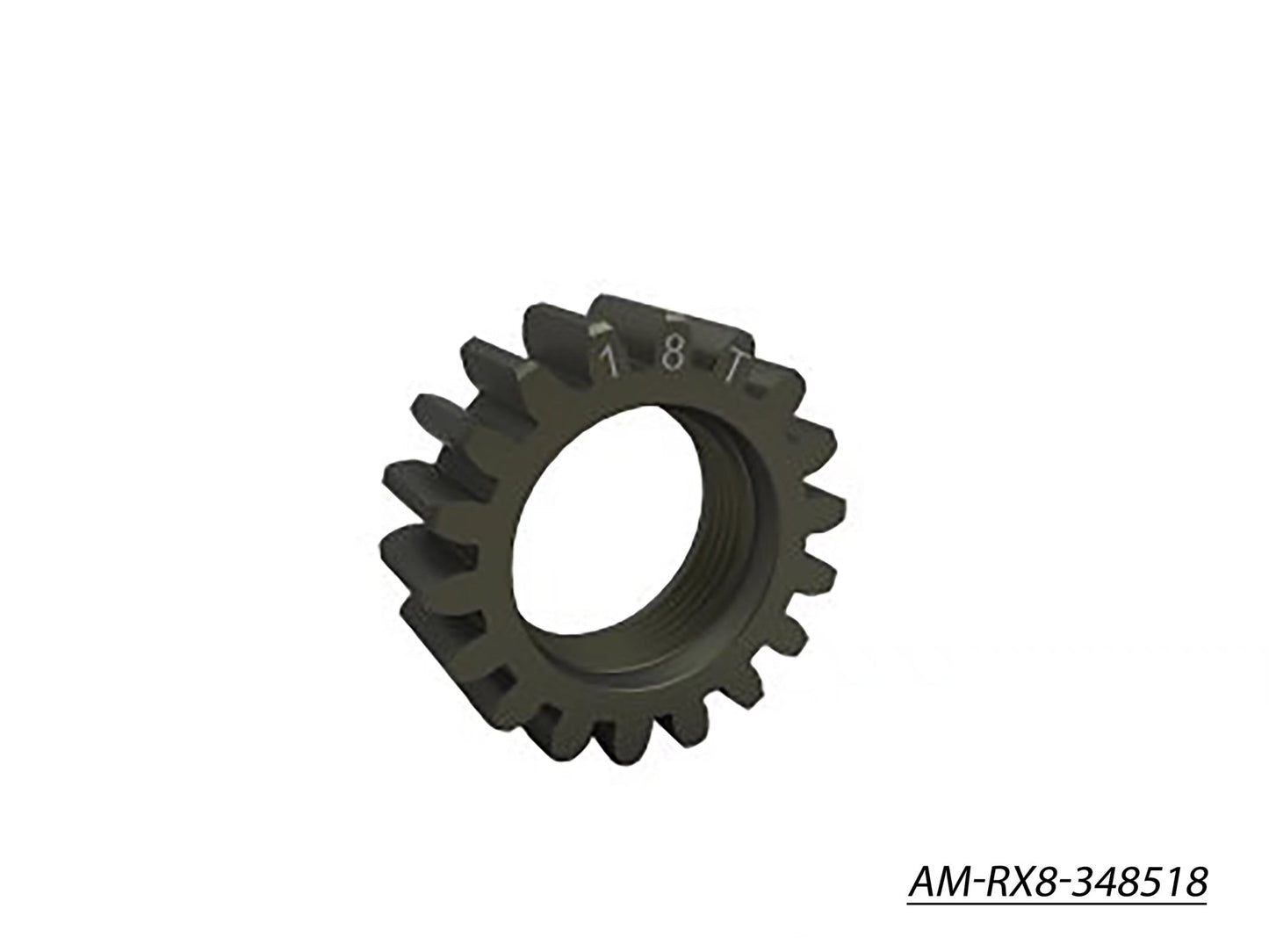 Pinion Gear - 18T  (1st) (7075 Hard) (AM-RX8-348518)