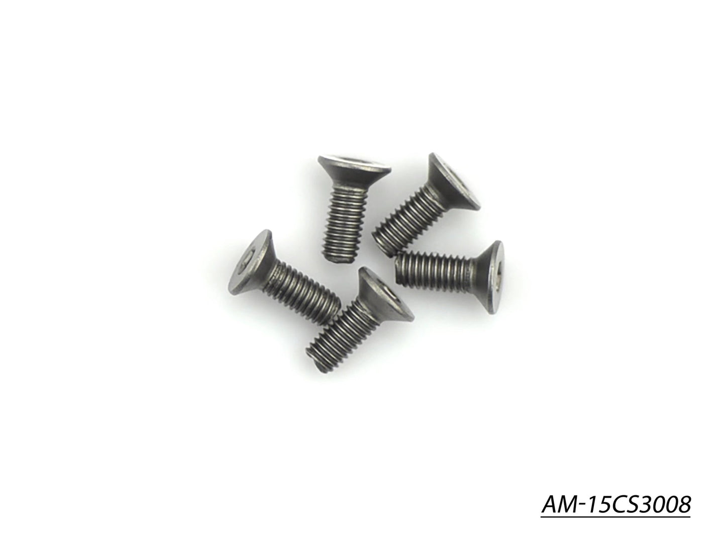 Titanium Screw Allen Countersunk M3X8 (5) (AM-15CS3008)